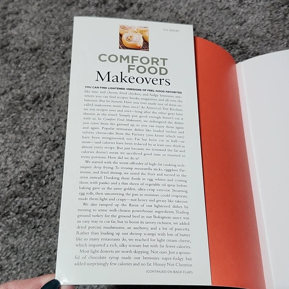 AMERICAN  TEST KITCHEN COMFORT FOOD MAKEOVERS FAVORITES MADE LIGHTER - Picture 4 of 15